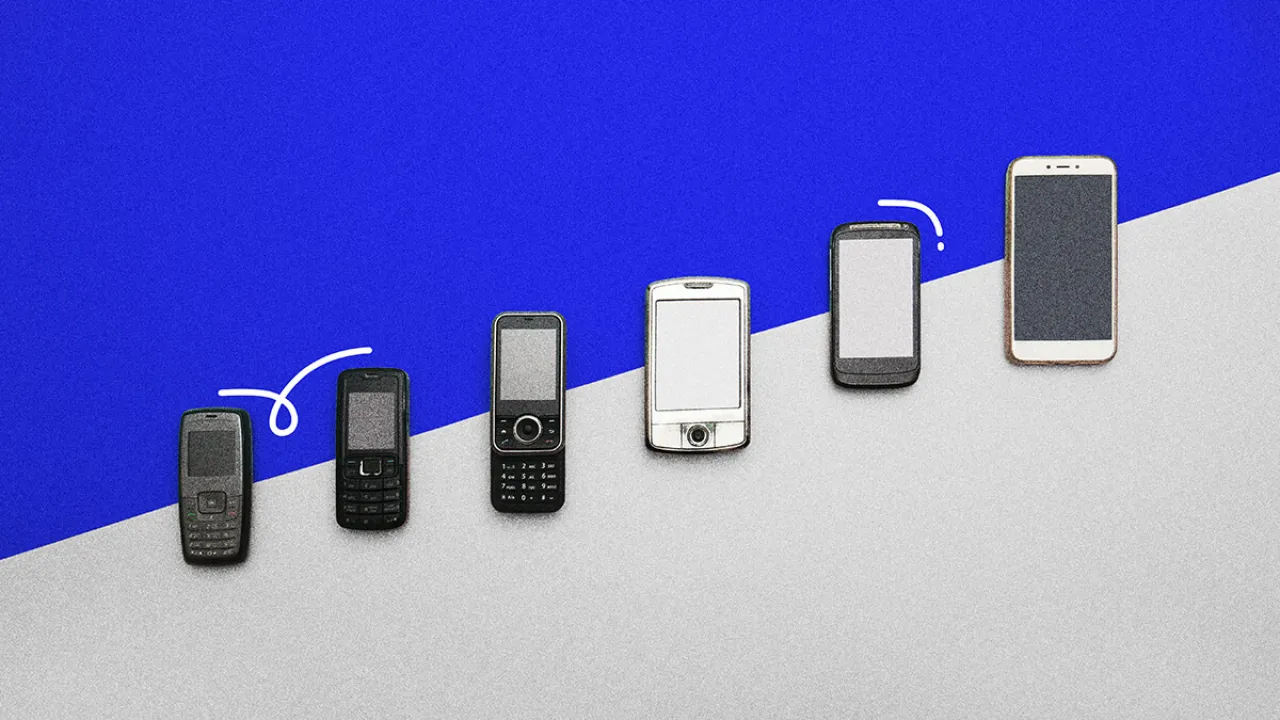 A mobiltelefonok evolúciója: a téglatelefonoktól az okostelefonokig